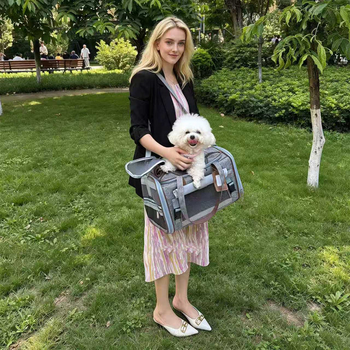 Mr. Peanut's Gold Series Mini Size Airline Compliant Expandable Pet Carrier