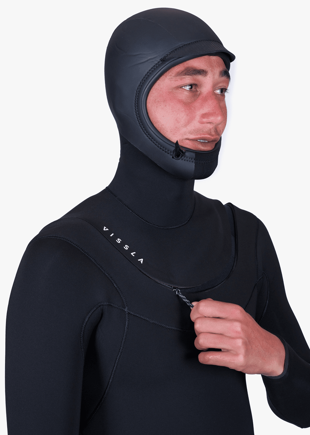 New Seas 4-3 Hooded U-Zip Wetsuit