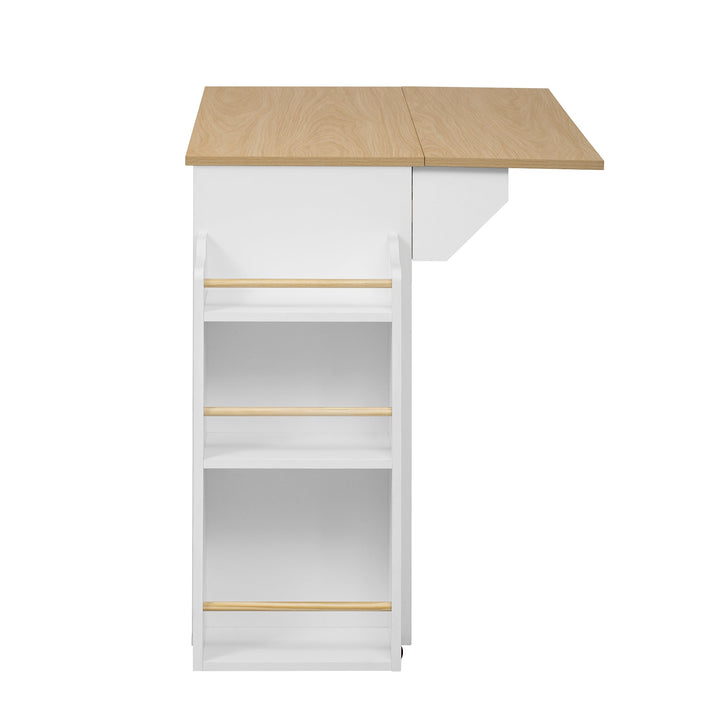 2-in-1 Pet Friendly Dog Crate Kitchen Island End Table