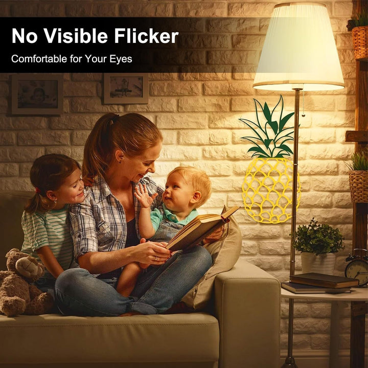 A19 LED Light Bulbs - Energy Efficient 4-Pack