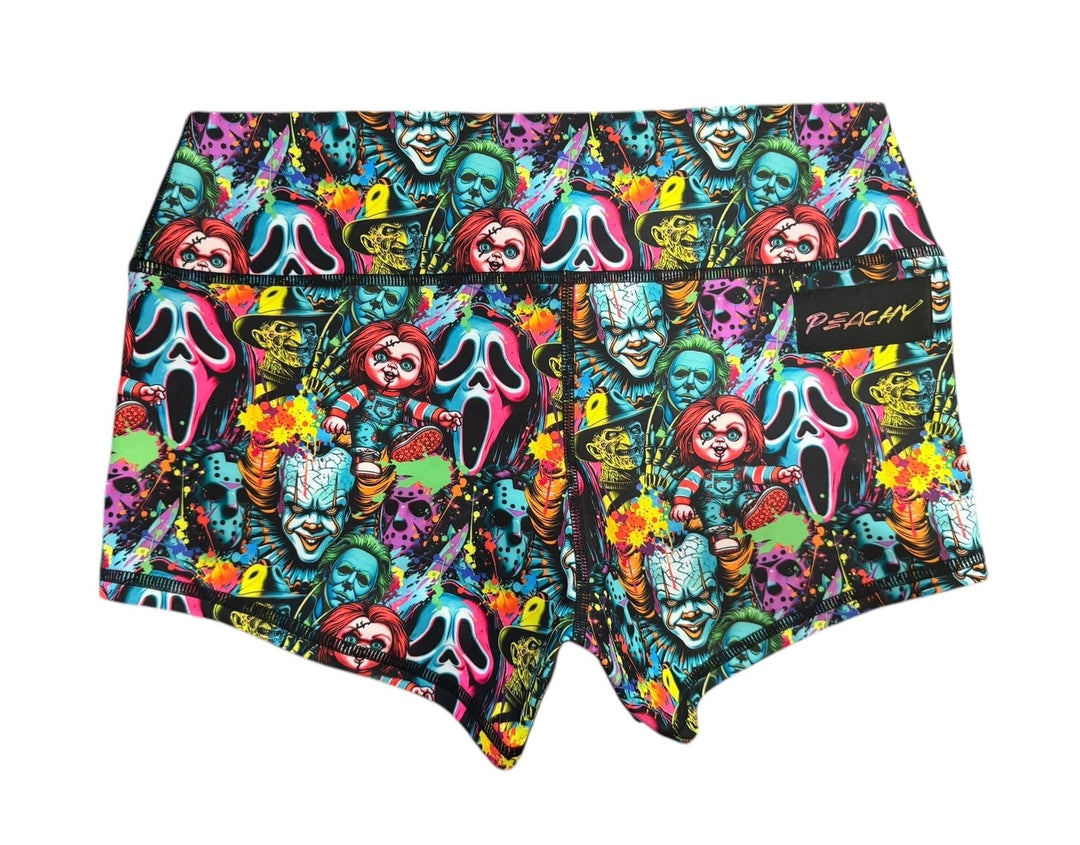 Peachy Athletic Don’t Scream Shorts - Unicorn Collection