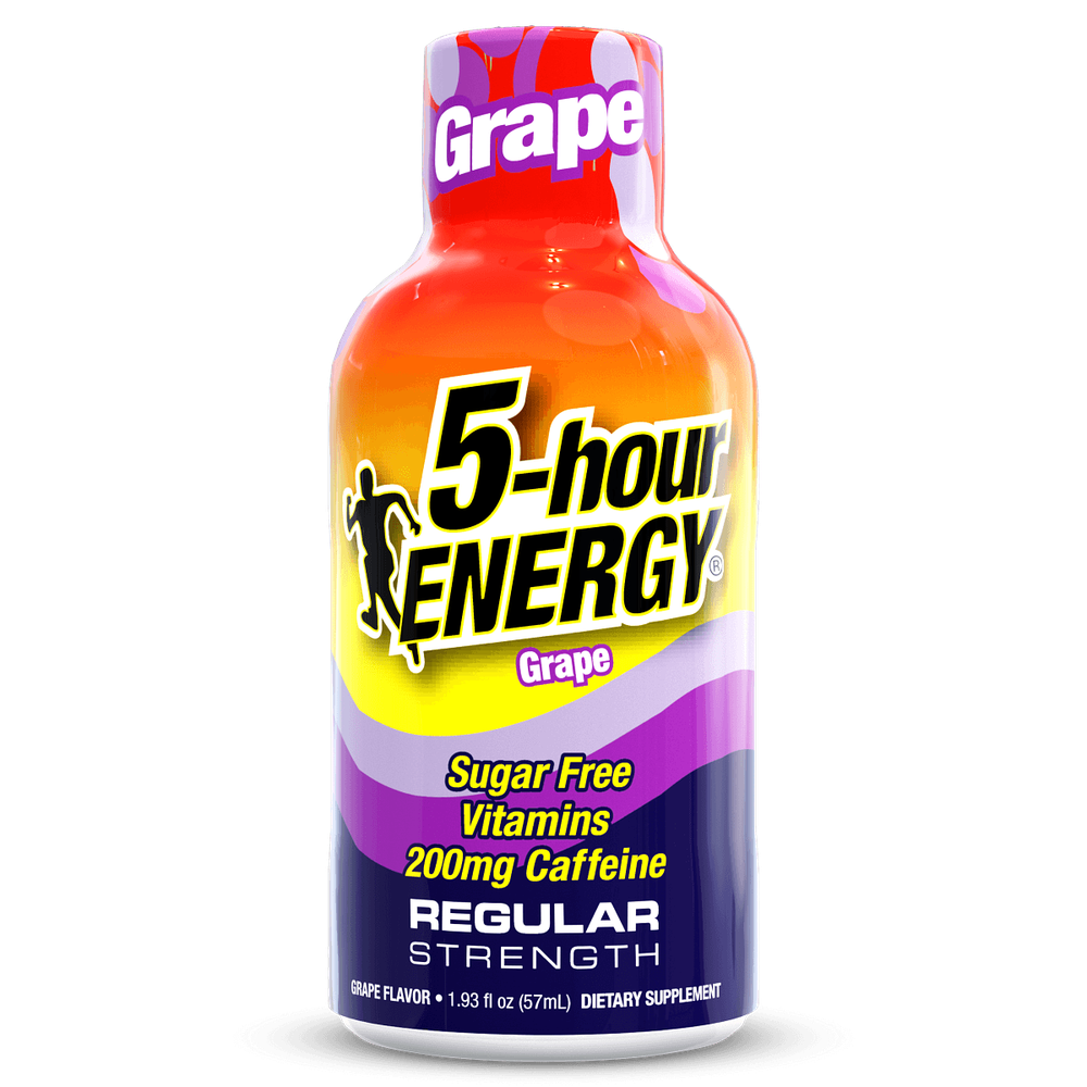 5-hour Energy Grape Flavor Regular Strength 5-hour ENERGY Shots