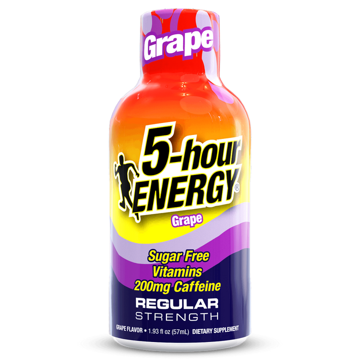 5-hour Energy Grape Flavor Regular Strength 5-hour ENERGY Shots
