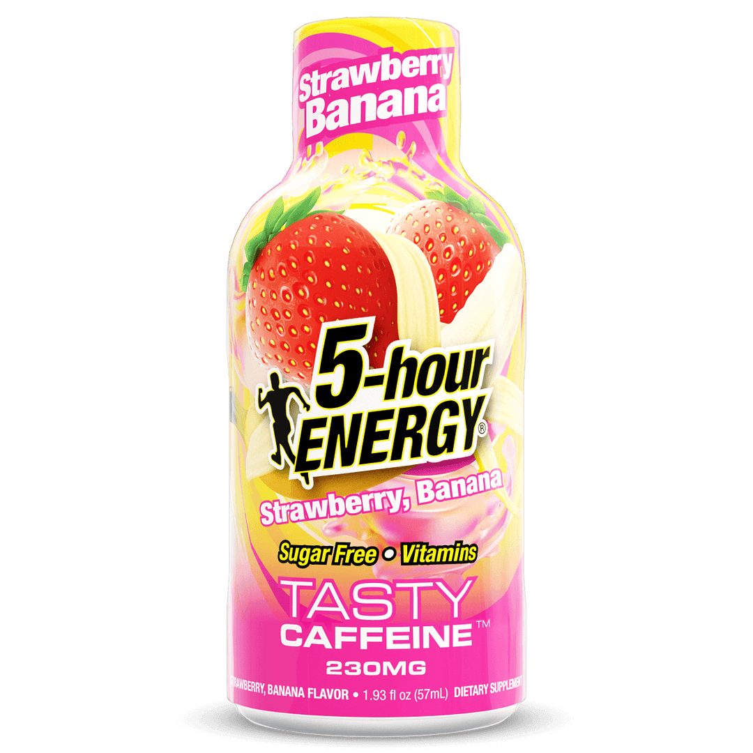 5-hour Energy Strawberry Banana Flavor Extra Strength 5-hour ENERGY Shots
