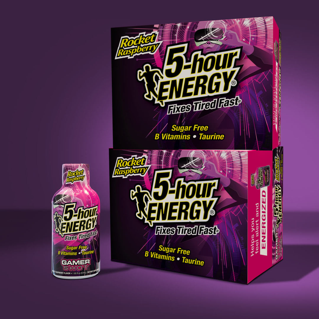 24 Pack Rocket Raspberry Energy Shots - 5-hour ENERGY