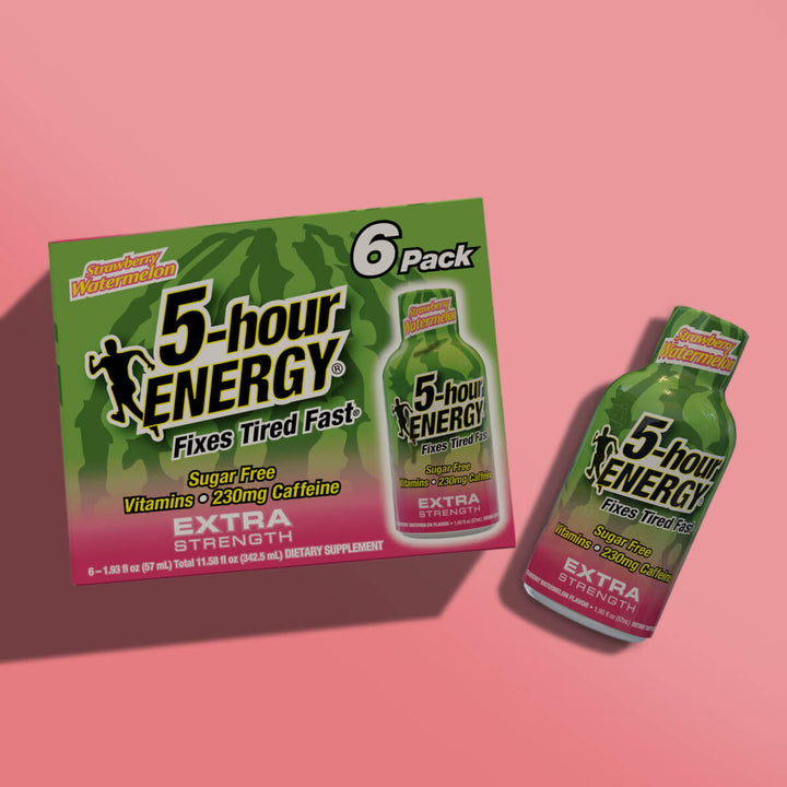 5-hour Energy Strawberry Watermelon Flavor Extra Strength 5-hour ENERGY Shots