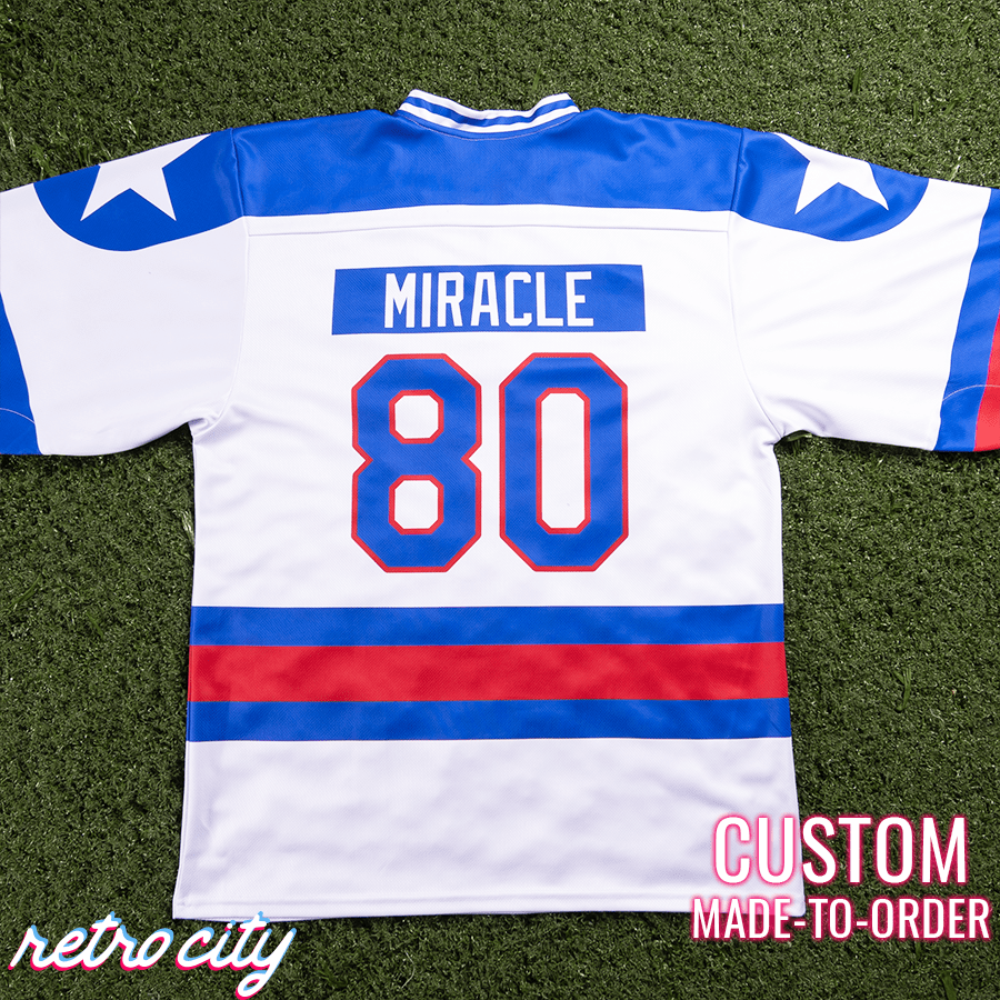 USA Custom Hockey Jersey - Miracle On Ice Replica