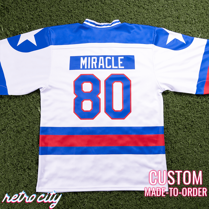 USA Custom Hockey Jersey - Miracle On Ice Replica