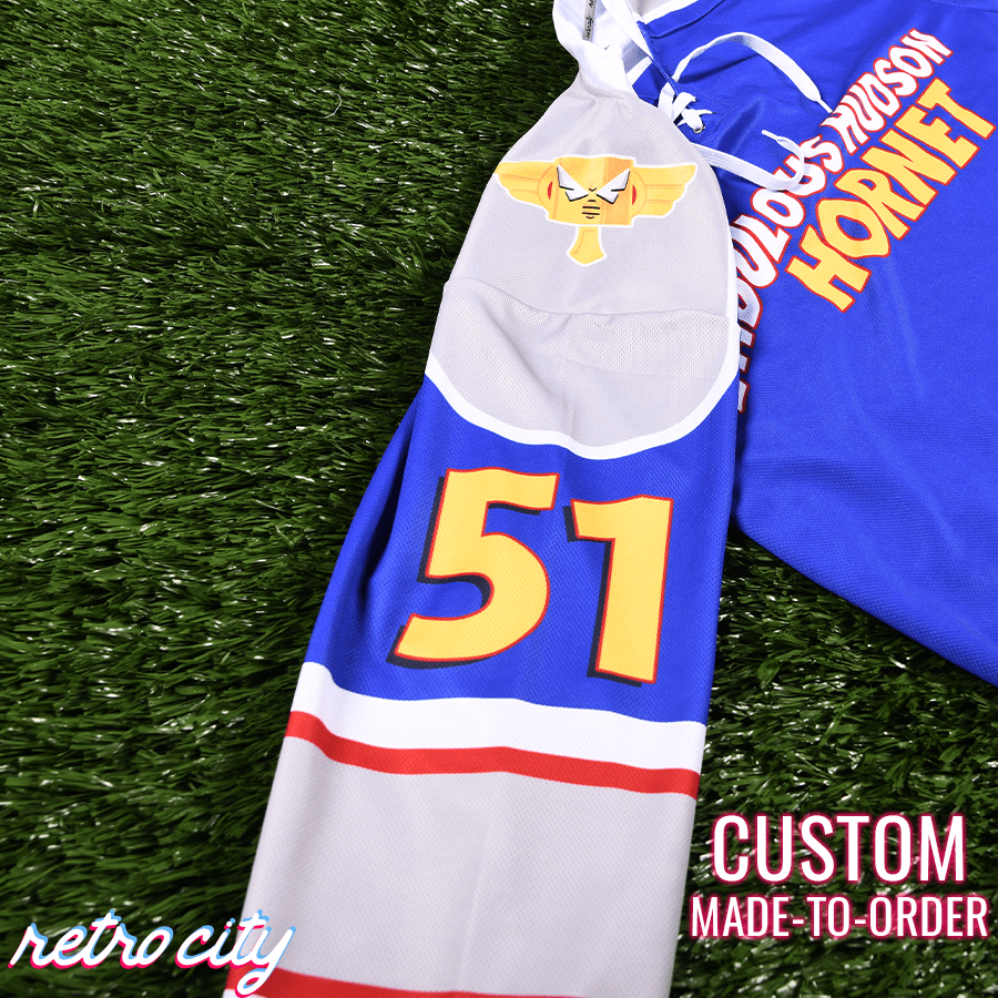 Hudson Hornet Lace-up Hockey Jersey Sweater