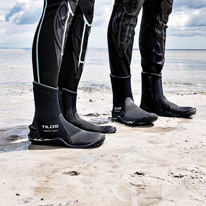 5mm Thermoflare Semi-Dry Boot for Comfort and Insulation