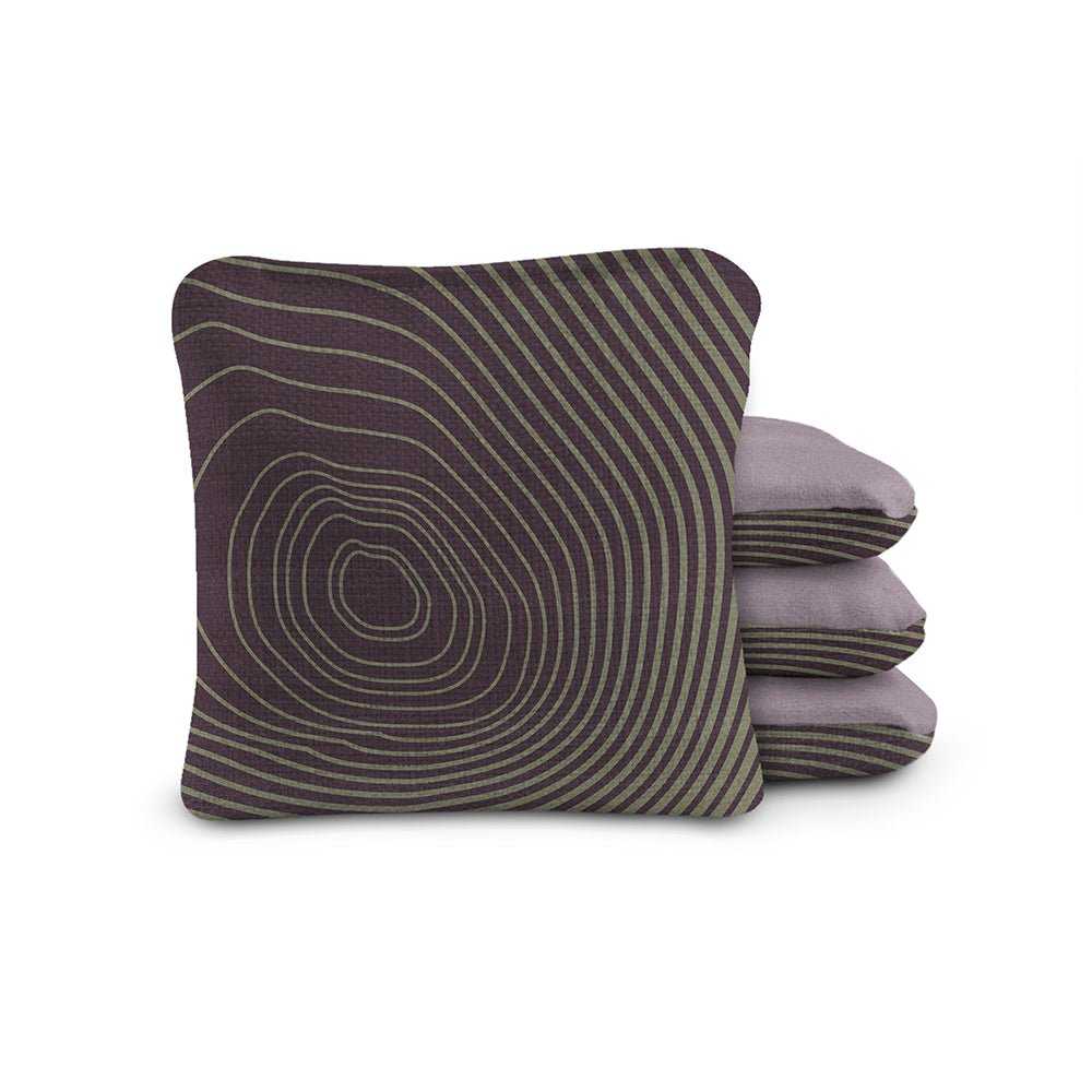 6-in Dual-Sided Cornhole Bags | Tree Rings Collection