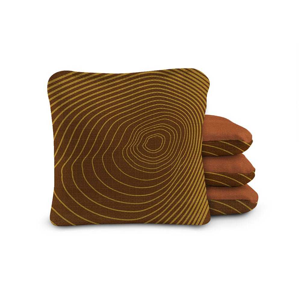 6-in Dual-Sided Cornhole Bags | Tree Rings Collection