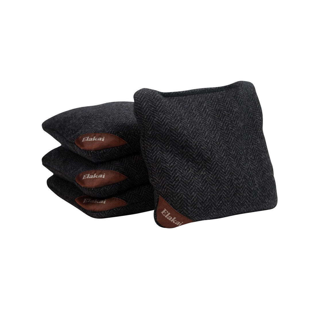 6-in Herringbone Cornhole Bags | Premium All-Weather Collection