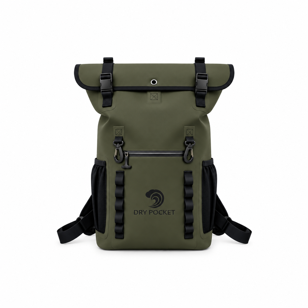 Waterproof Floating Backpack Dry Bag - Olive Night