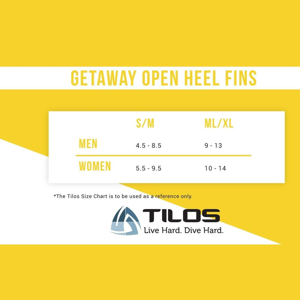 Getaway Wide Toe Box Snorkeling Fins for Broad Feet
