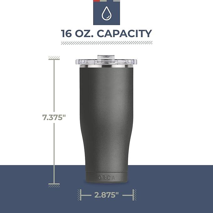 TRAPSKI CHASER™ 27OZ TUMBLER with Lid for Hot and Cold Drinks, Insulated Stainless Steel