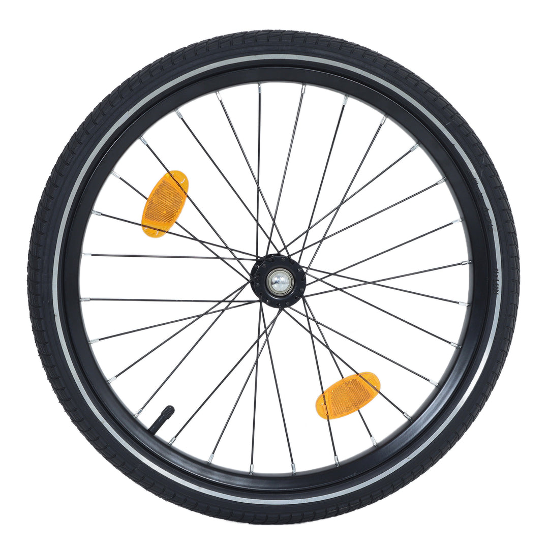 Large Folding Bike Trailer for Dogs – 66LB Capacity All-Terrain Pet Carrier