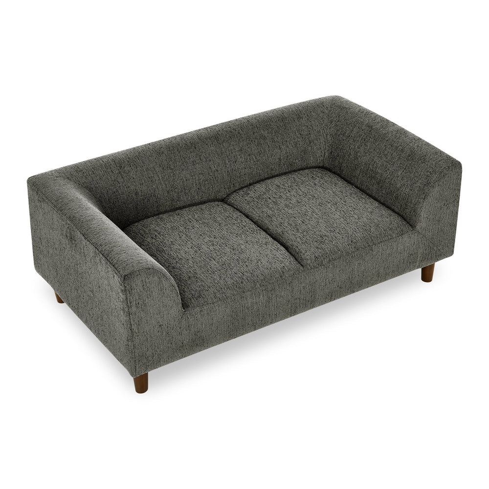 Modern Rectangular Pet Sofa with Backrest and Armrests