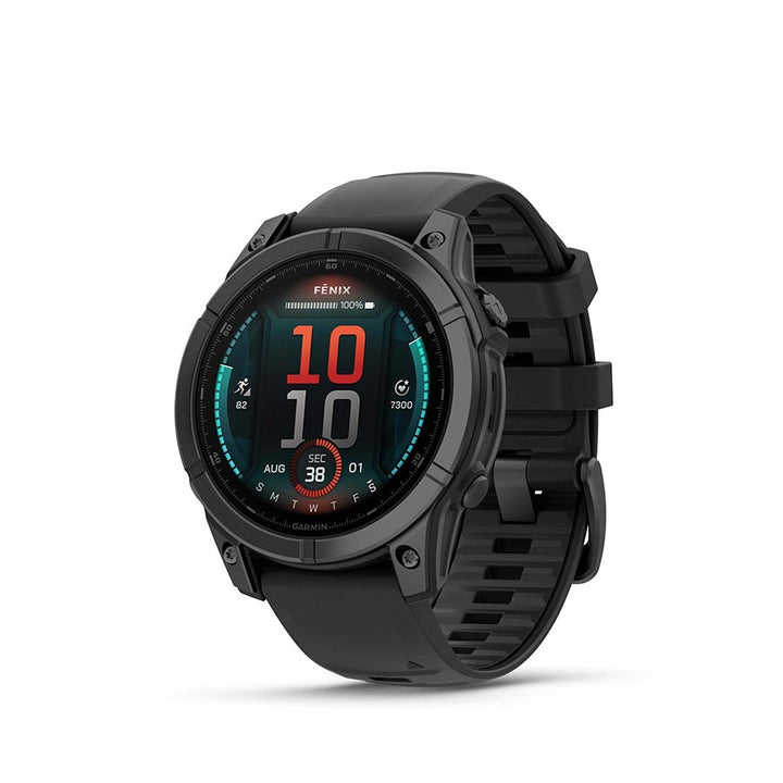 Slate Grey, Wristband: Black - Silicone