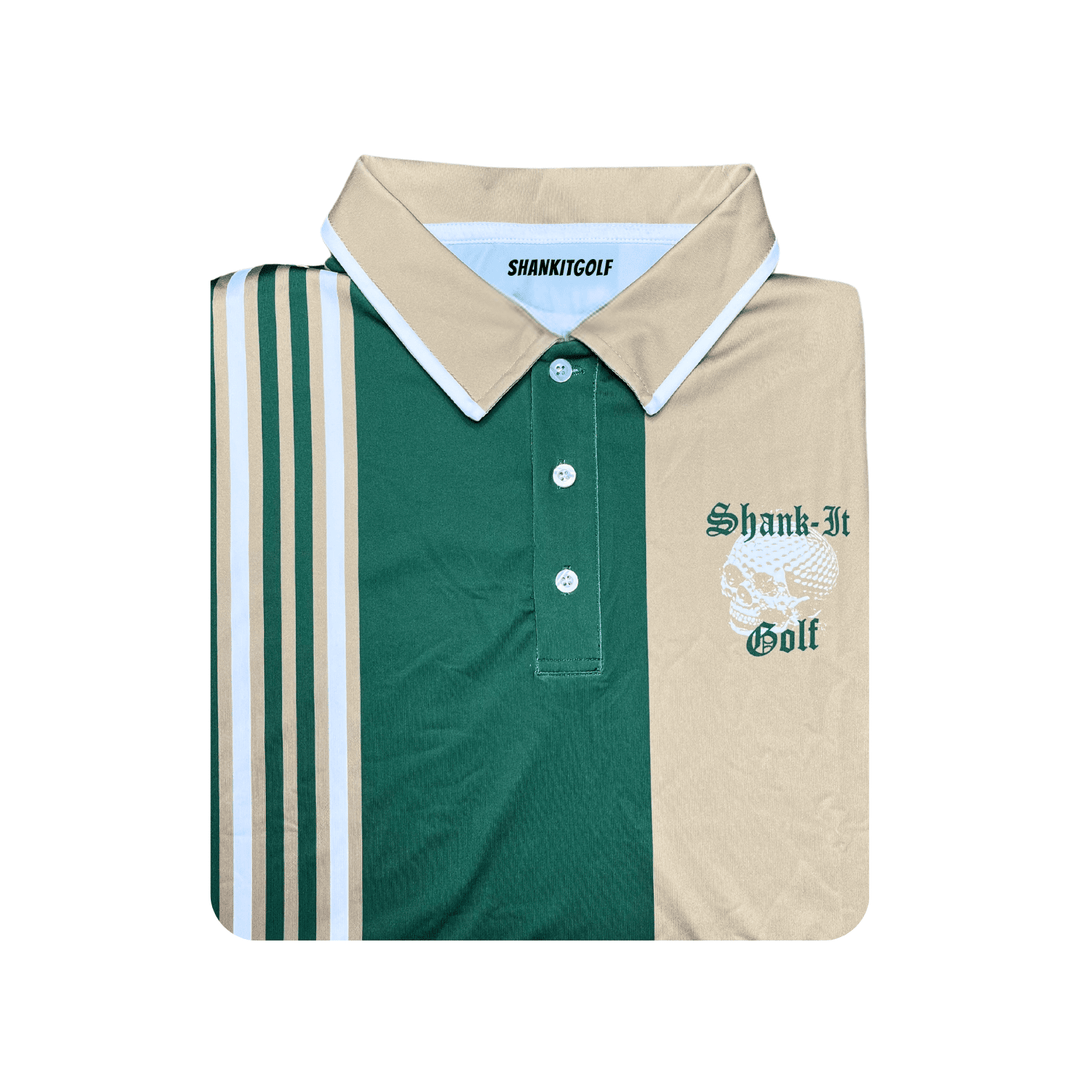 Shank it Golf Skull bowling Polo