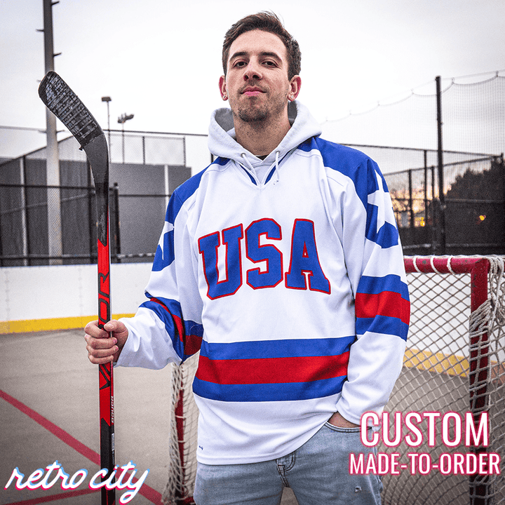 USA Custom Hockey Jersey - Miracle On Ice Replica