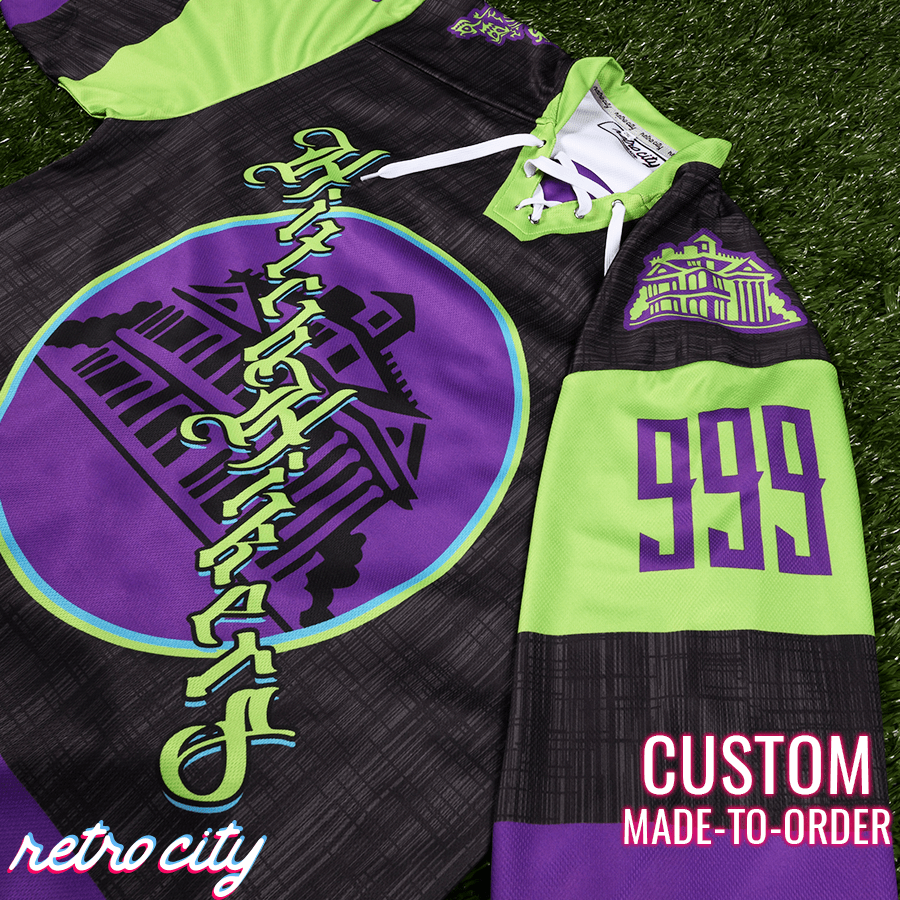 Haunted Mansion Hockey Jersey with Custom Personalization