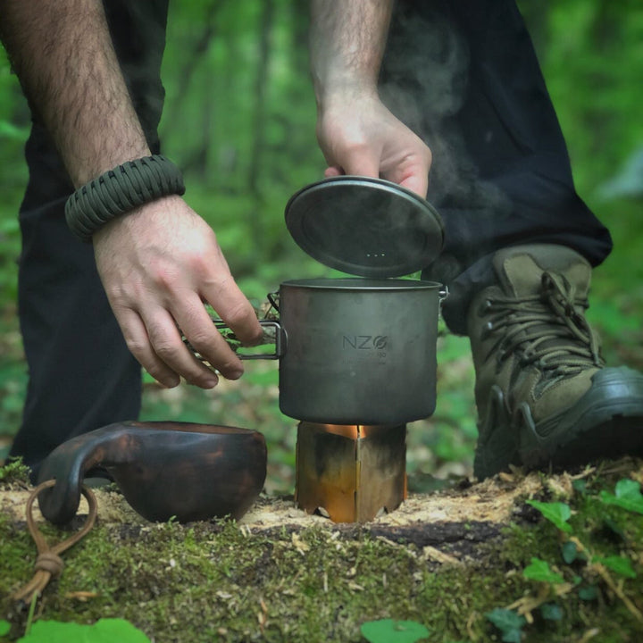 Near Zero Outdoor Gear Titanium Cooking Pot - 1100 ml