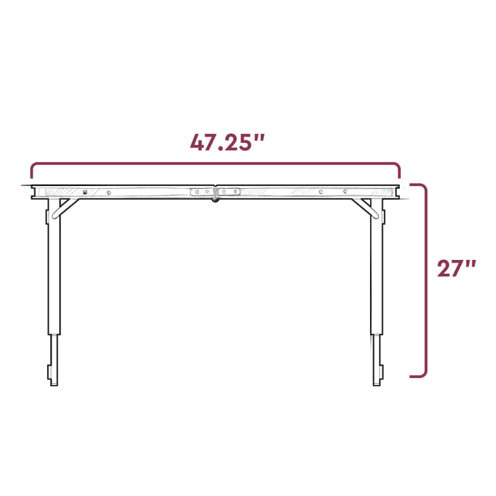 Folding Solar Camp Table - SolarTable Pro