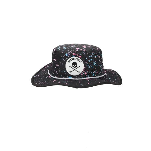 Shank it Golf Black Paint Bucket Hat