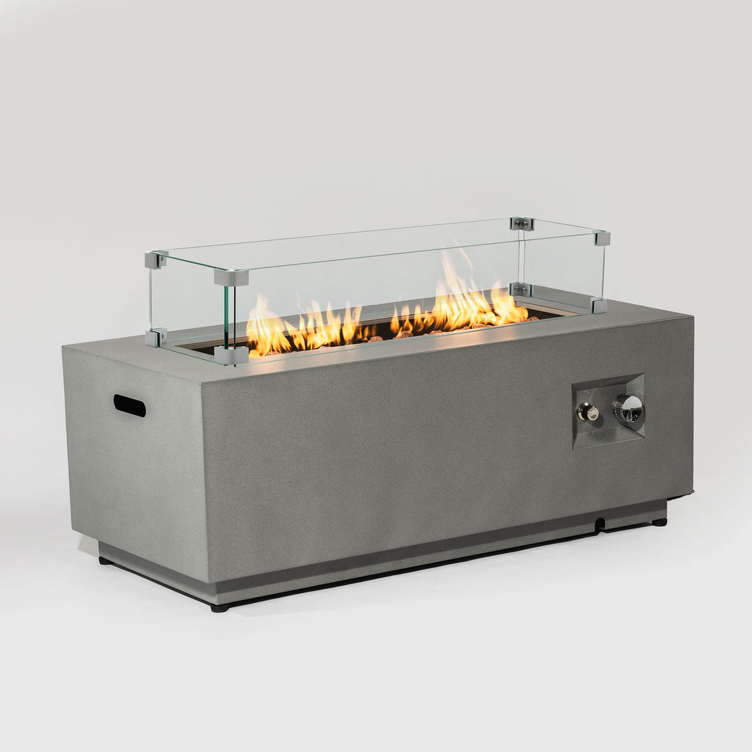 42" Propane Gas Fire Pit Table for Outdoor Use