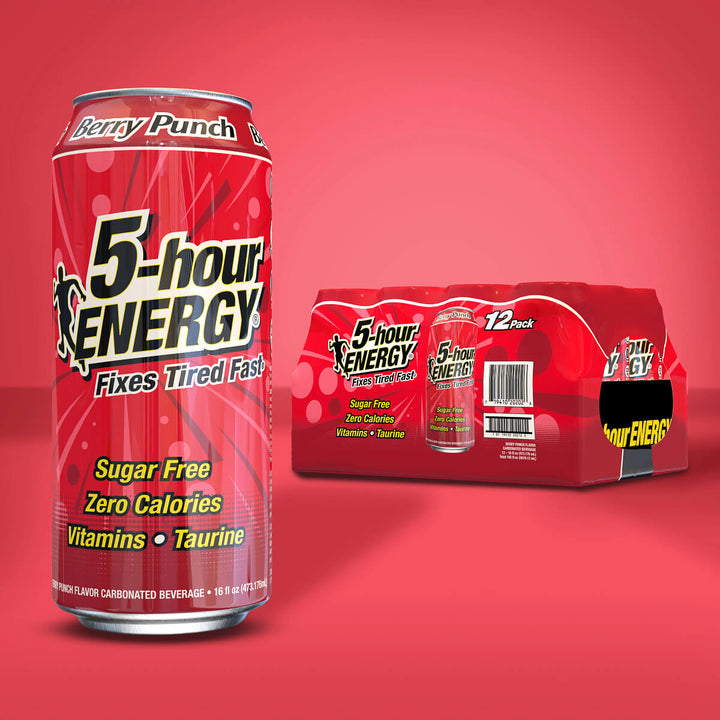 Berry Punch Extra Strength Energy Drink 12-pack
