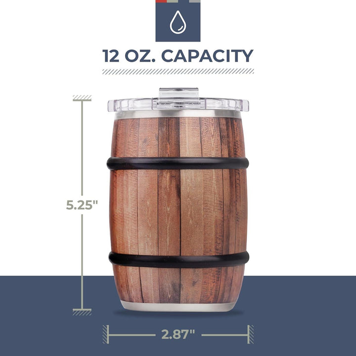 TRAPSKI BARREL™ 12OZ TUMBLER