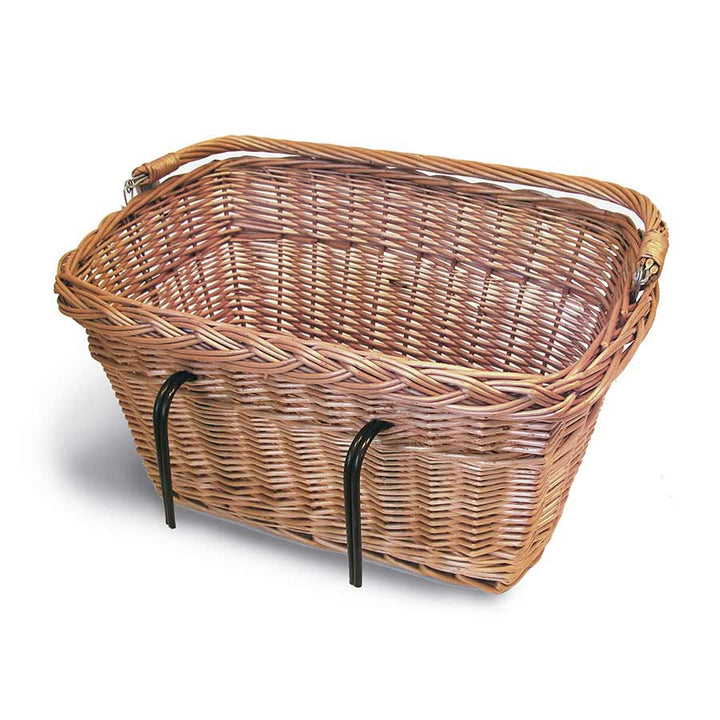 Basil, Davos, Front/Rear Basket, Varnished Natural