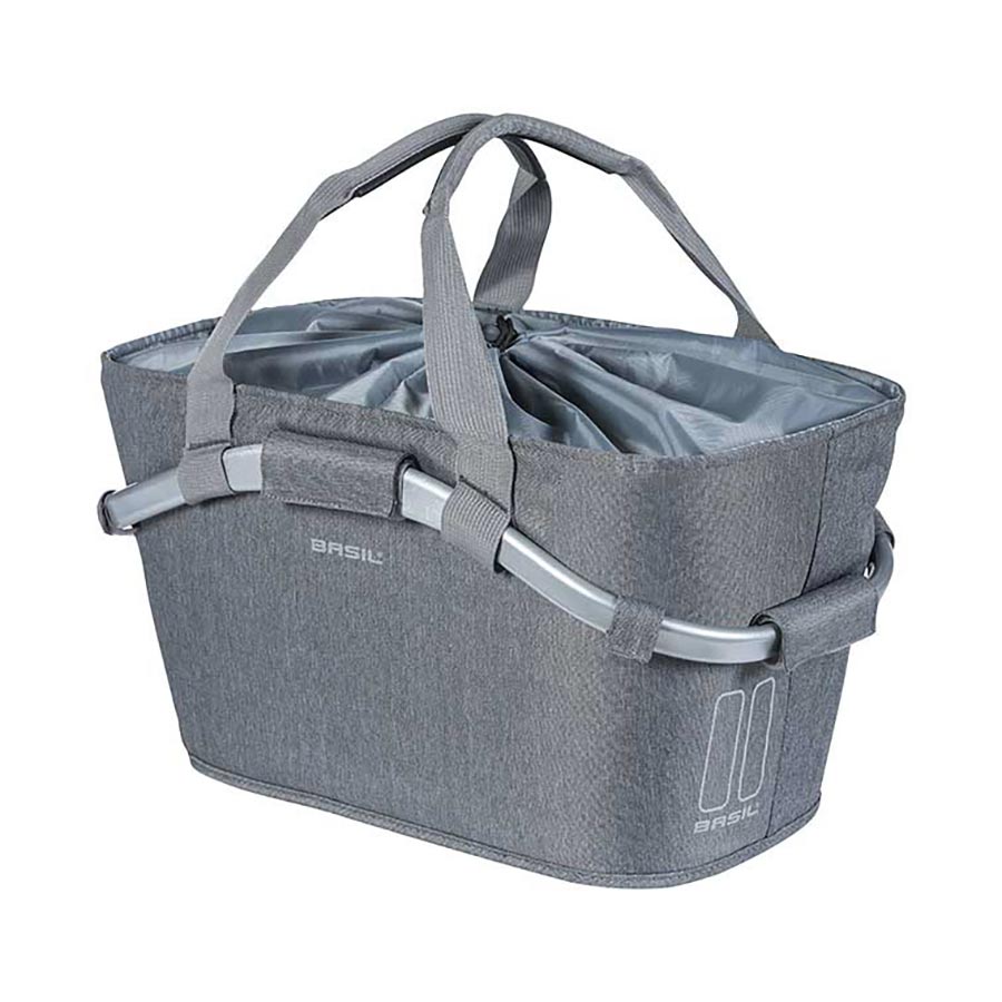 Basil, Carry All, Basket, Rear, 50x28x26 cm, Grey