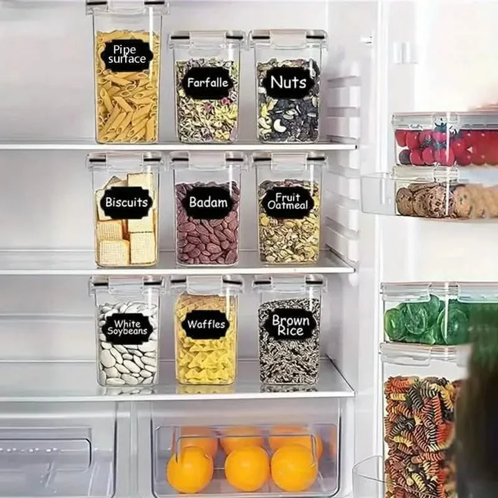 48-Piece Food Storage Container Set for Kitchen Organization