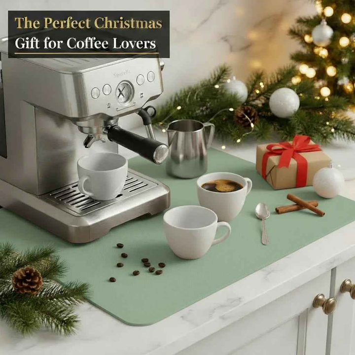 Absorbent Kitchen Dish Drying Mat by Strabella