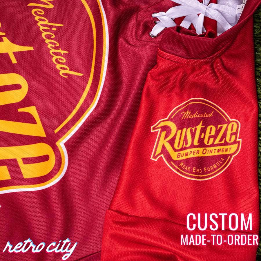 Custom Hockey Jersey Rust-eze Radiator Springs