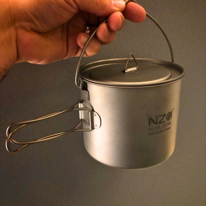 Near Zero Outdoor Gear Titanium Cooking Pot - 1100 ml