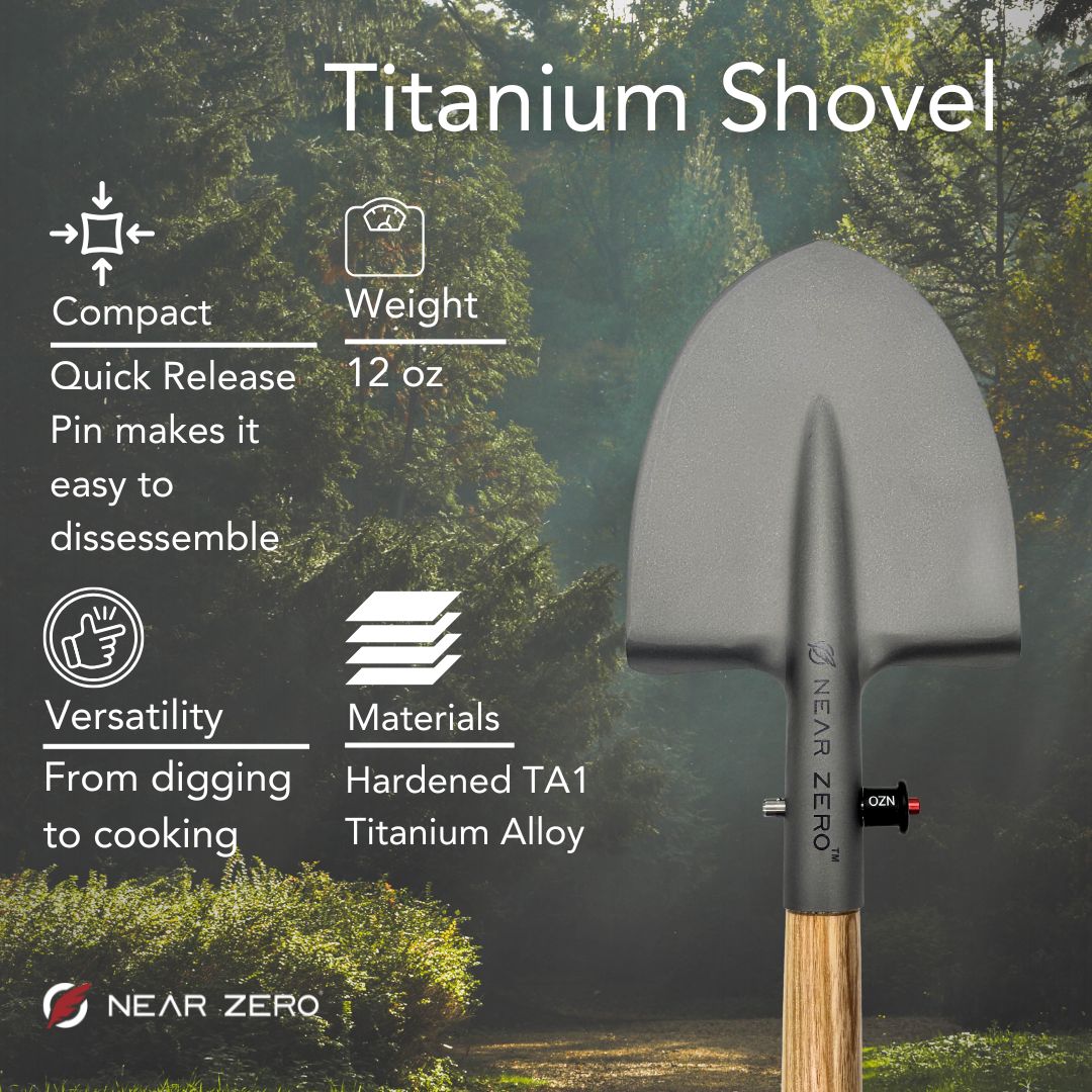 Near Zero Outdoor Gear Titanium Shovel