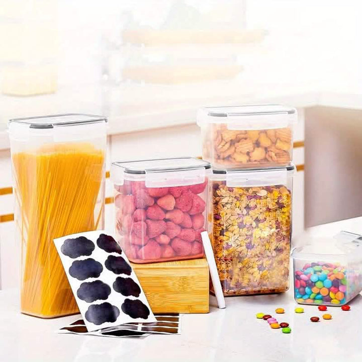 48-Piece Food Storage Container Set for Kitchen Organization