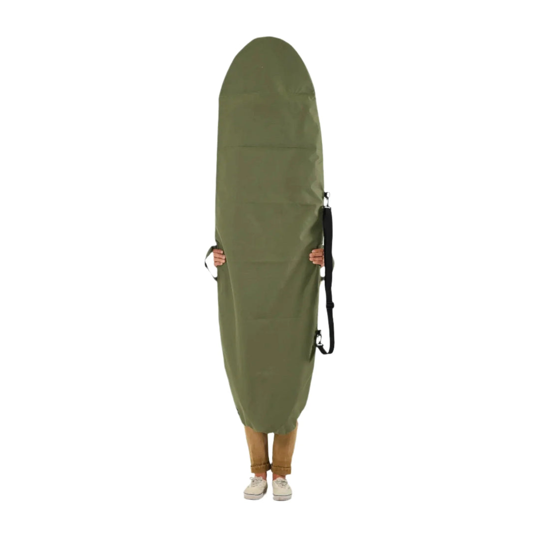 Olive Drab Canvas Surfboard Bag