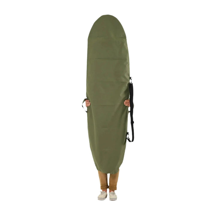 Olive Drab Canvas Surfboard Bag