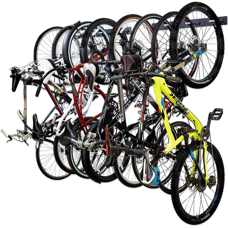 StoreYourBoard Blackstone Bike Storage Rack | 8 Bikes | Black