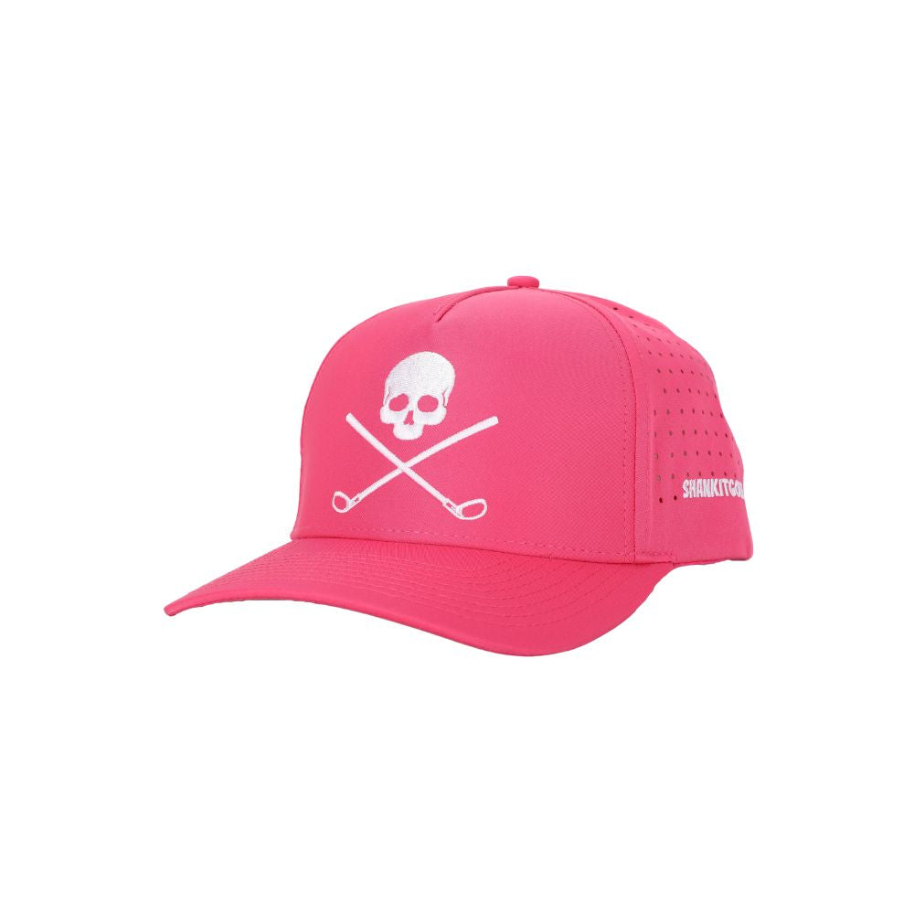 Shank it Golf Pink Skull Golf Hat