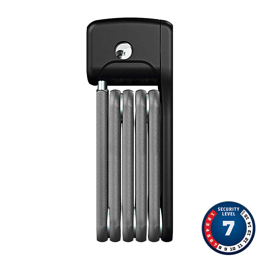 ABUS Bordo uGrip Lite Mini 6055 Keyed Folding Lock: 85cm Black