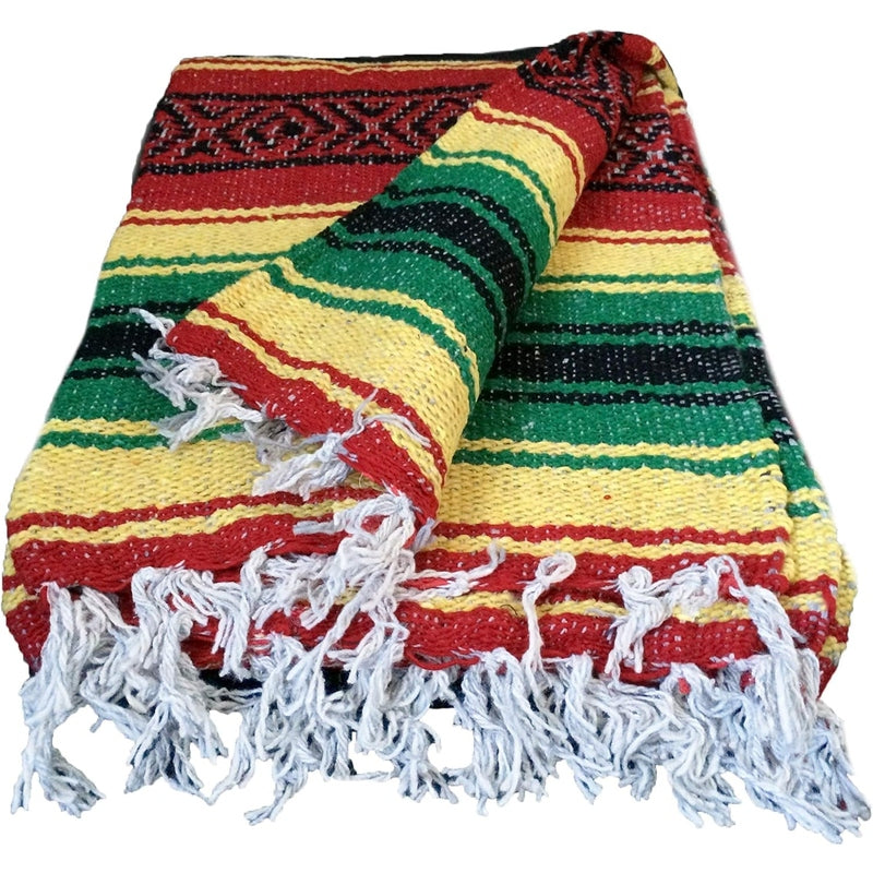 West Path Rasta Mexican Falsa Yoga Blanket