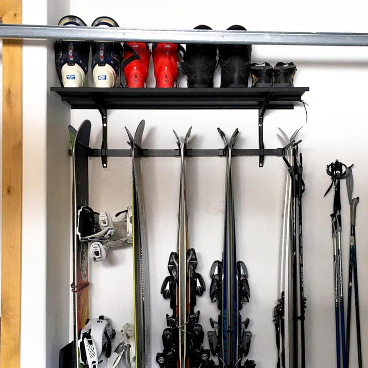 Solitude Ski Storage Rack for 10 Pairs of Skis