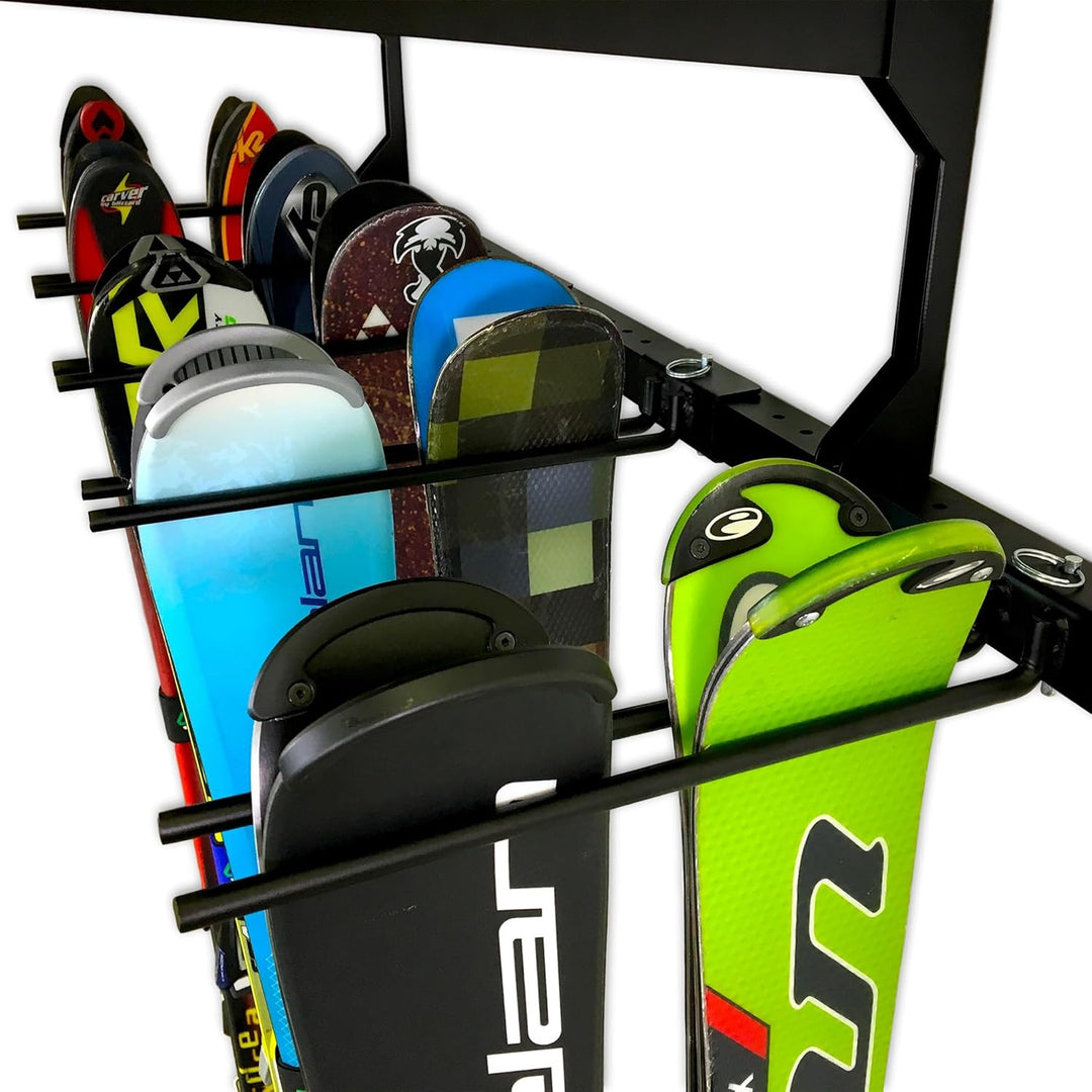Solitude Ski Storage Rack for 10 Pairs of Skis