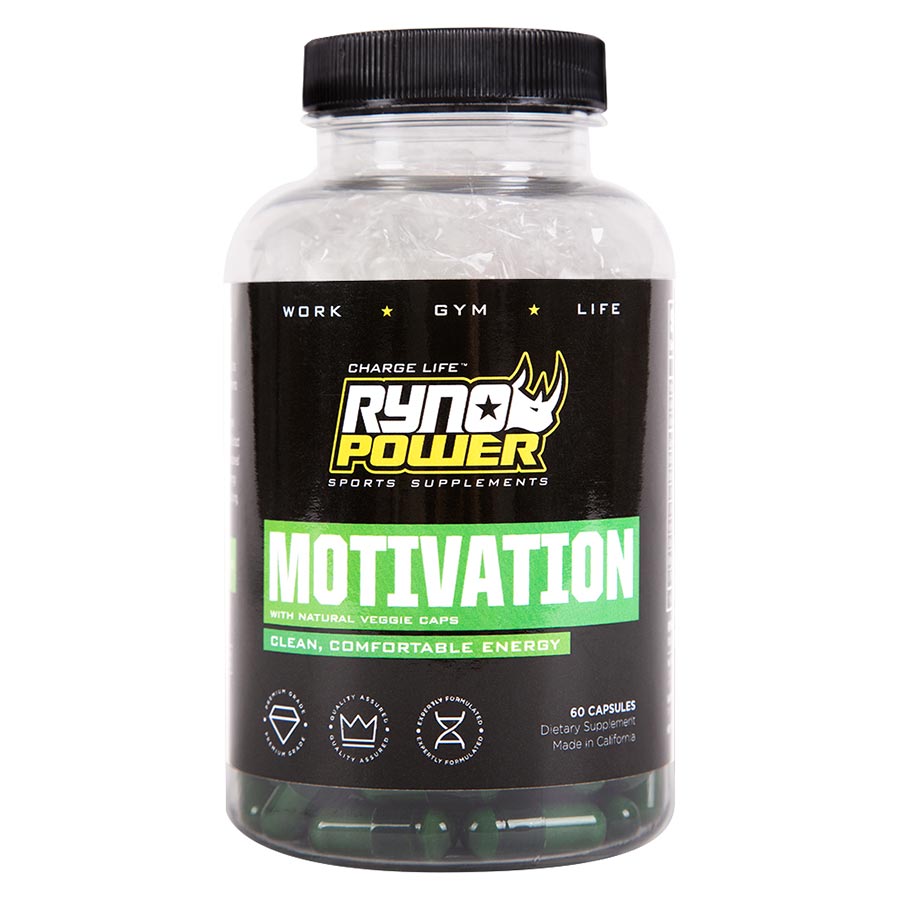 Ryno Power Motivation Capsules, 60ct