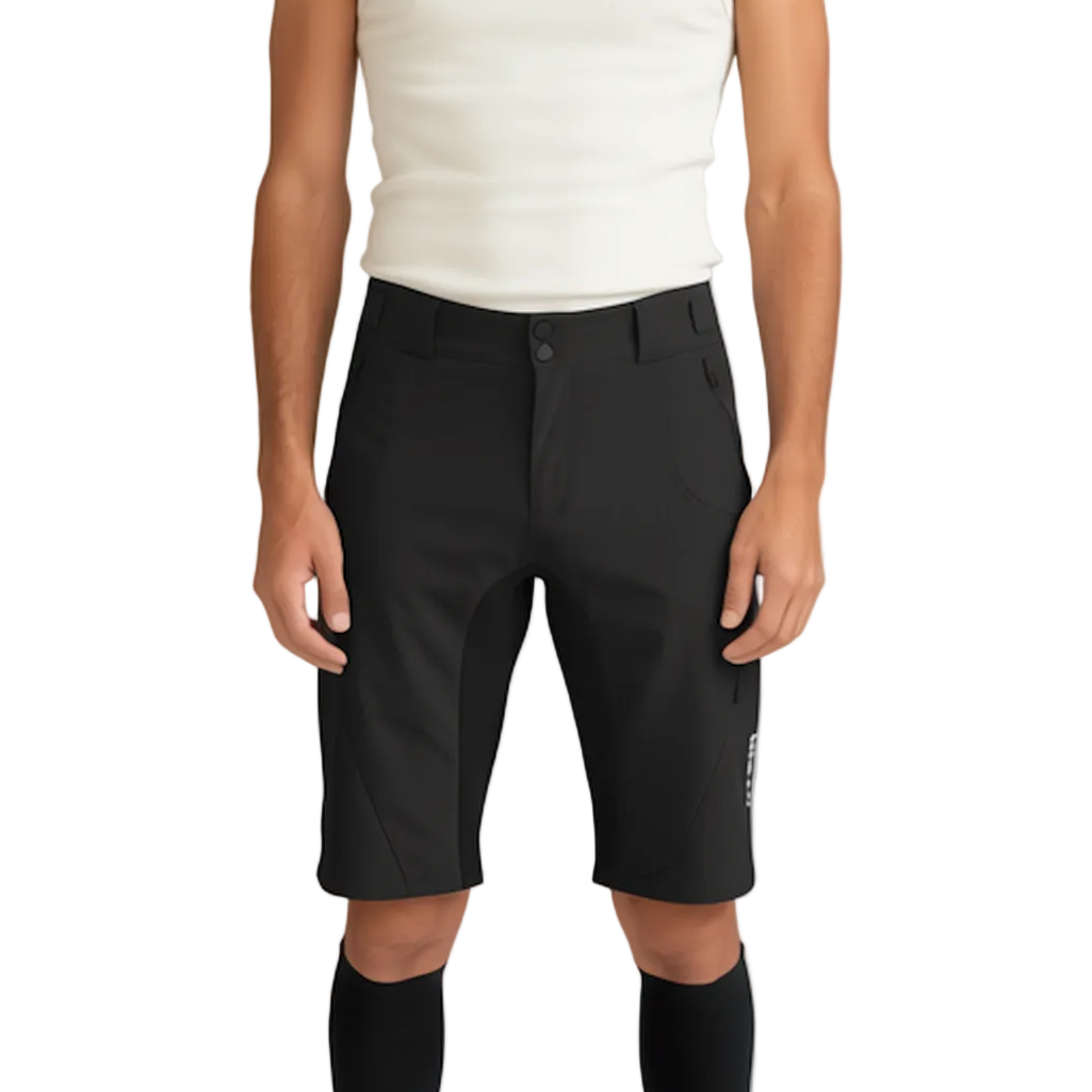 Urban Cycling Men's Gravel Grinder Cyclocross / MTB Shorts - Flex Soft Shell Shorts with Zip Pockets and Vents